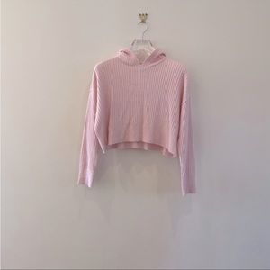 Pink aerie hoodie sweater like new